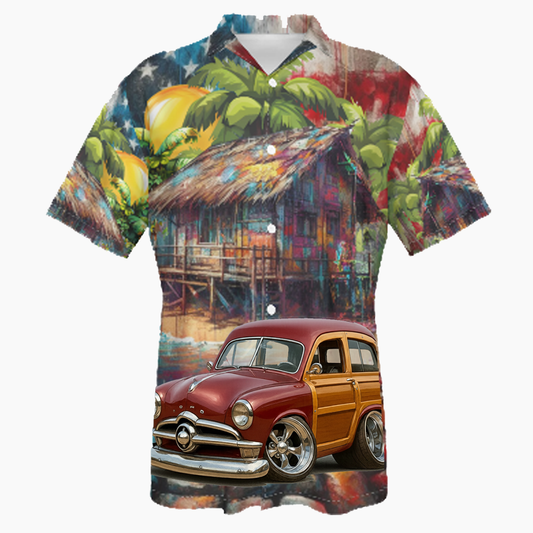 4T9WOOD (CA) Hawaiian Shirt - Patriotic