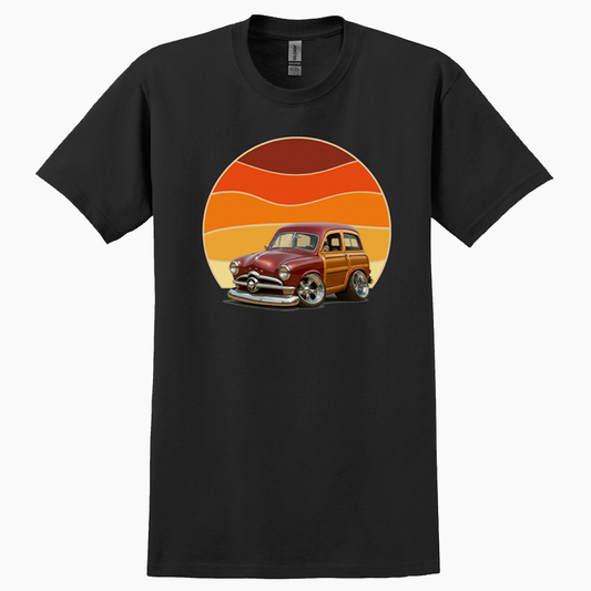 4T9WOOD (CA) T-Shirt - Woodie Sunrise