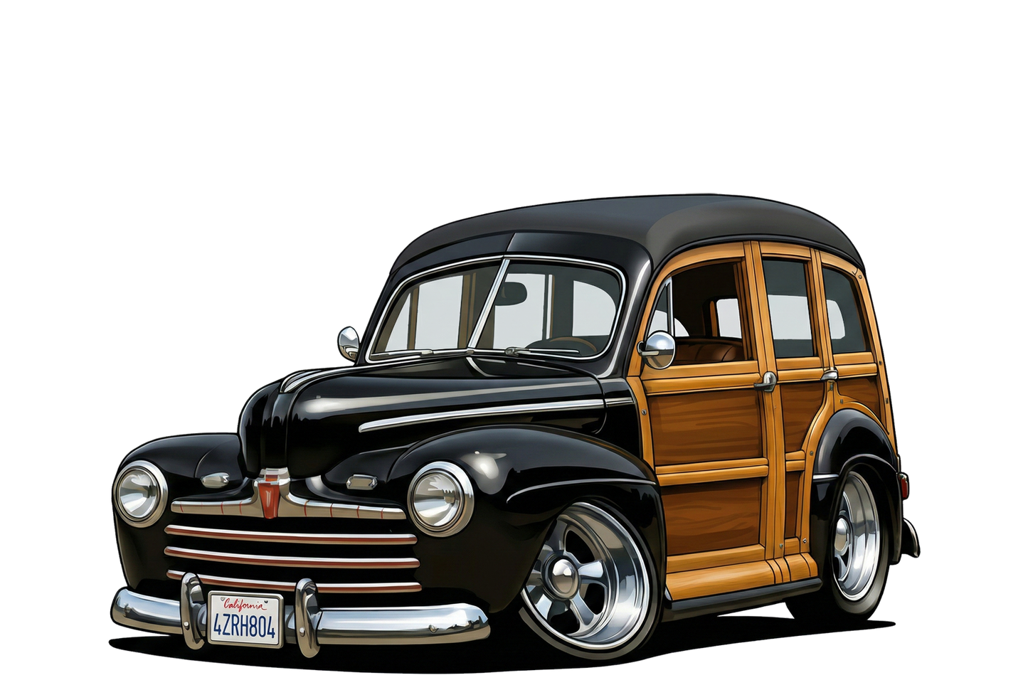 4ZRH804 (CA) T-Shirt - Tropical Woodie