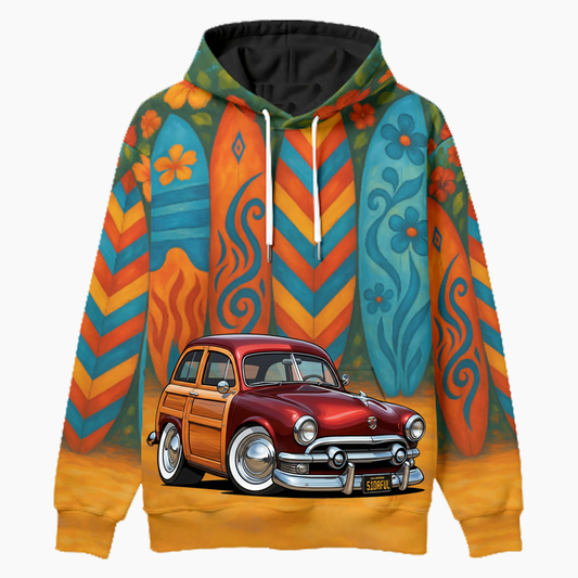 51DRFUL (CA) Woodie Hoodie - Surfboard