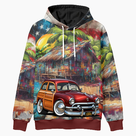 51DRFUL (CA) Woodie Hoodie - Patriotic