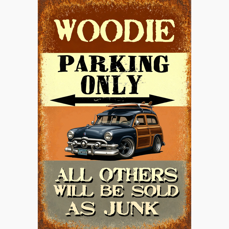51WOODE (NV) Sign - Woodie Parking Only II