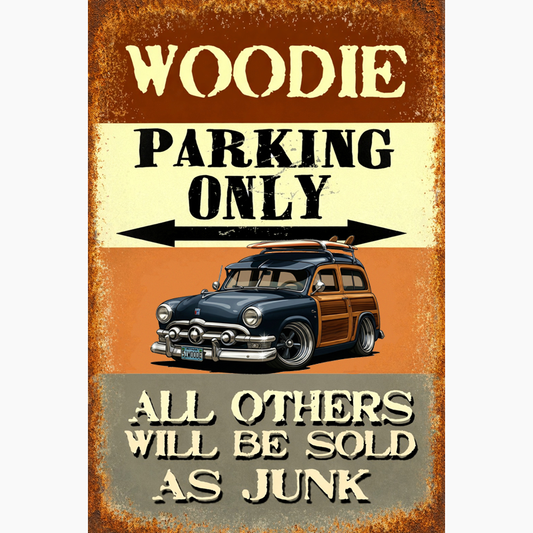 51WOODE (NV) Sign - Woodie Parking Only II