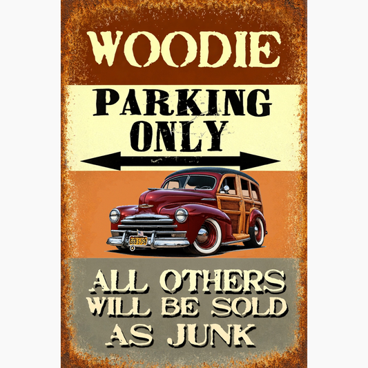 56B5754 (CA) Sign - Woodie Parking Only II