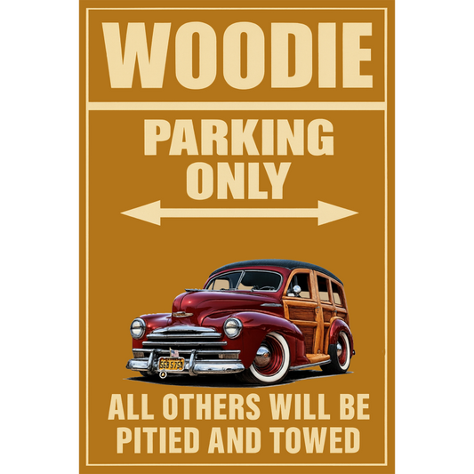 56B5754 (CA) Sign - Woodie Parking Only