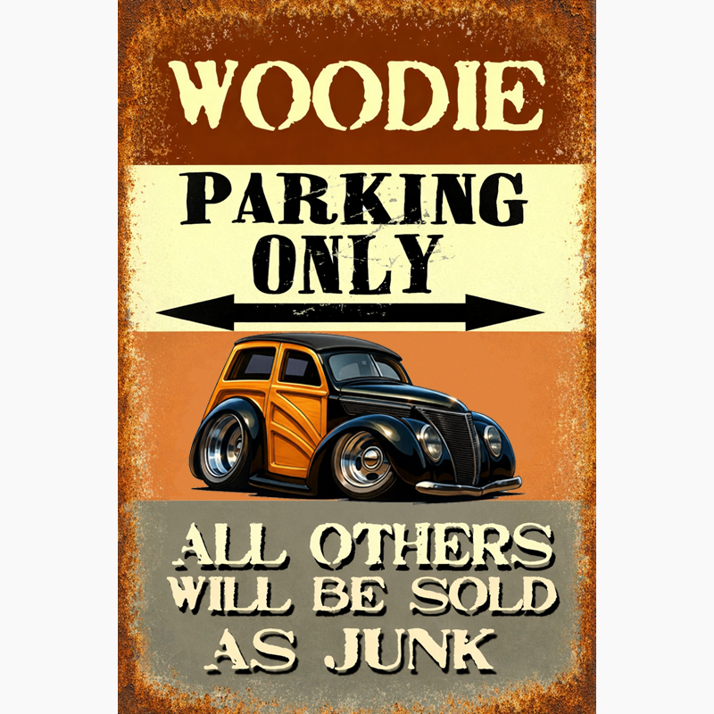 5BIY336 (CA) Sign - Woodie Parking Only II