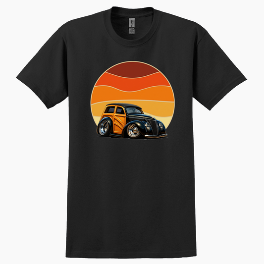 5BIY336 (CA) T-Shirt - Woodie Sunrise