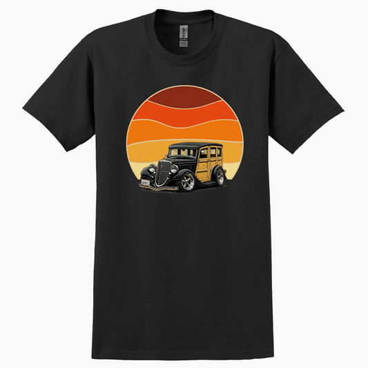 5BYM957 (CA) T-Shirt - Woodie Sunrise