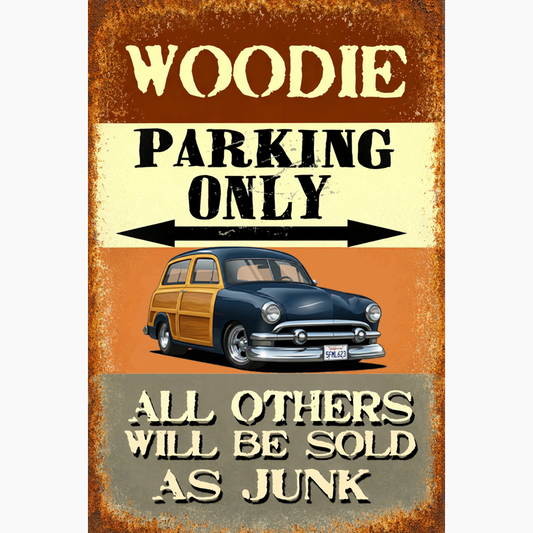 5FML623 (CA) Sign - Woodie Parking Only II