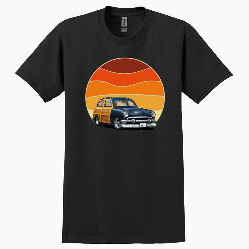 5FML623 (CA) T-Shirt - Woodie Sunrise