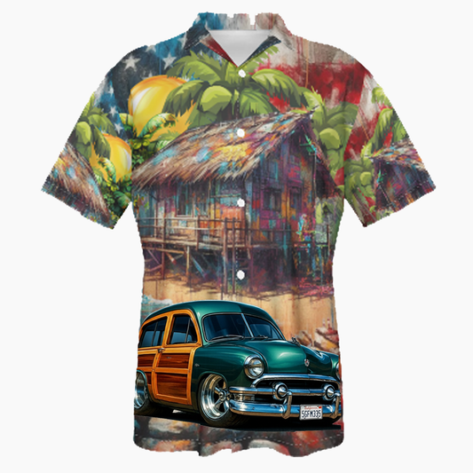 5GFM335 (CA) Hawaiian Shirt - Patriotic