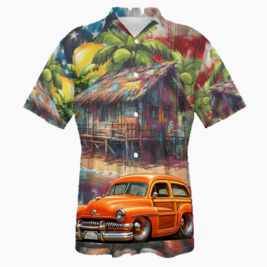 5KKC416 (CA) Hawaiian Shirt - Patriotic