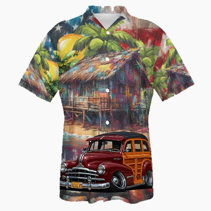5U4145 (CA) Hawaiian Shirt - Patriotic
