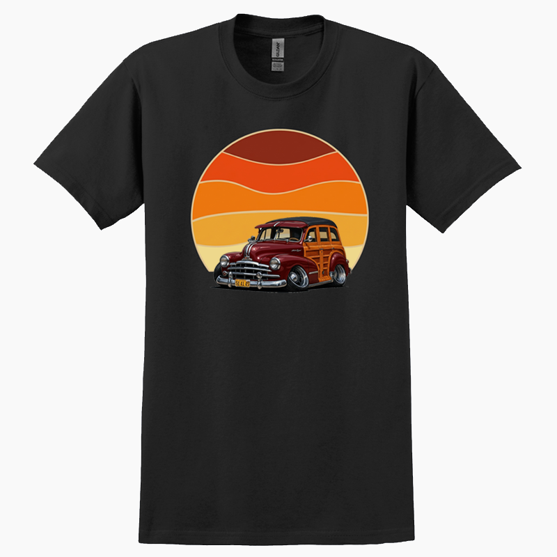 5U4145 (CA) T-Shirt - Woodie Sunrise