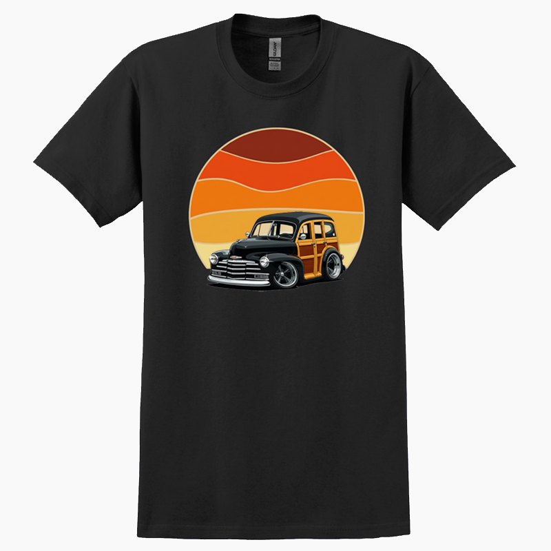 5UKR164 (CA) T-Shirt - Woodie Sunrise