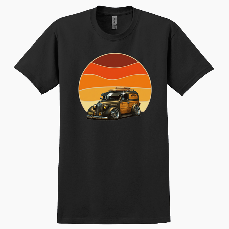 5VBP544 (CA) T-Shirt - Woodie Sunrise