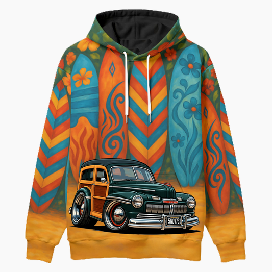 5WOV731 (CA) Woodie Hoodie - Surfboard