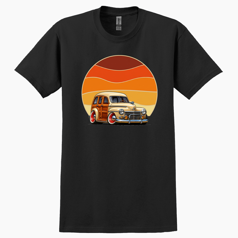 5YBR785 (CA) T-Shirt - Woodie Sunrise