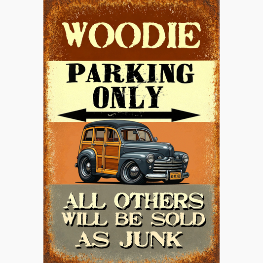 60M336 (CA) Sign - Woodie Parking Only II