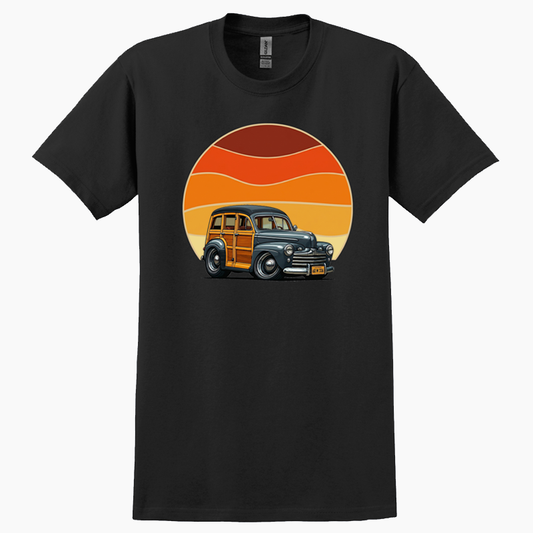 60M336 (CA) T-Shirt - Woodie Sunrise