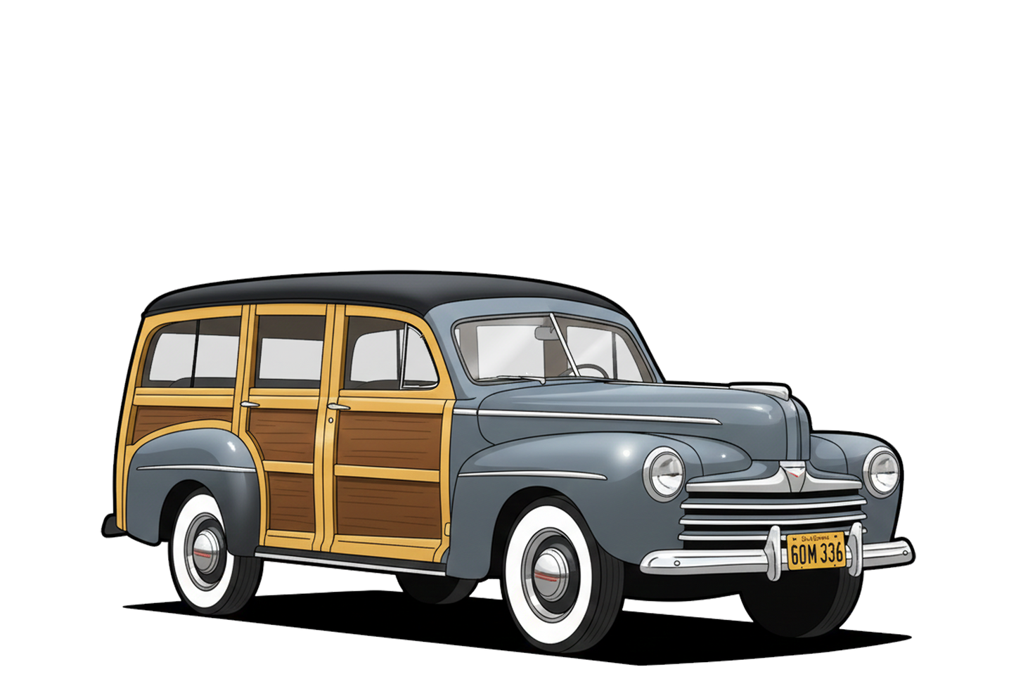 60M336 (CA) T-Shirt - Tropical Woodie