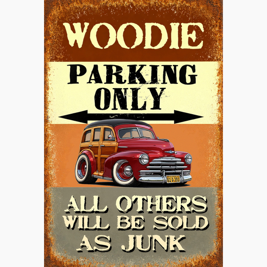 61G391 (CA) Sign - Woodie Parking Only II