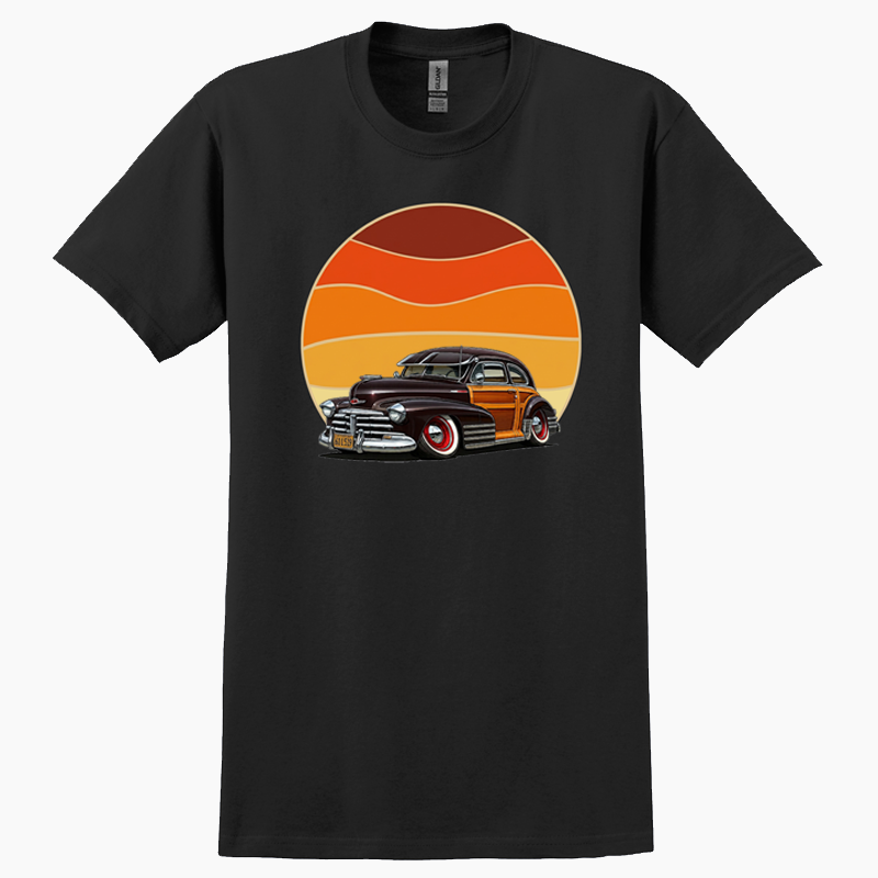 61L519 (CA) T-Shirt - Woodie Sunrise