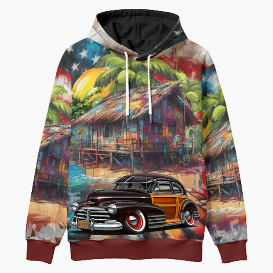 61L519 (CA) Woodie Hoodie - Patriotic
