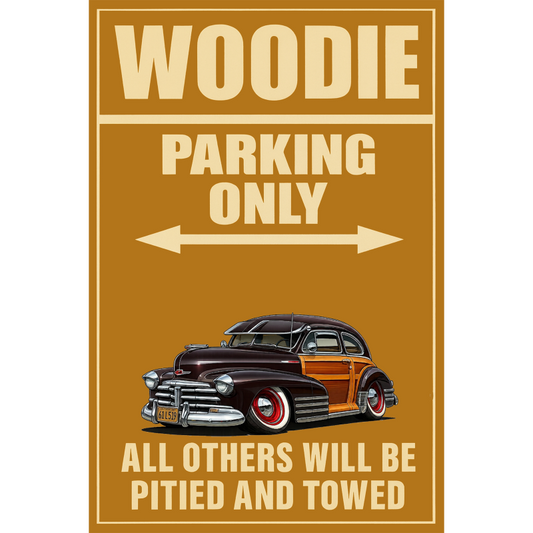 61L519 (CA) Sign - Woodie Parking Only