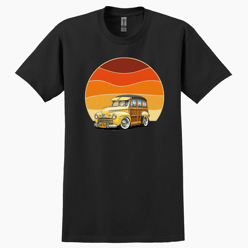 69B7947 (CA) T-Shirt - Woodie Sunrise