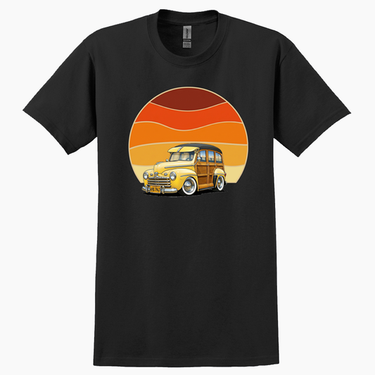 69B7947 (CA) T-Shirt - Woodie Sunrise