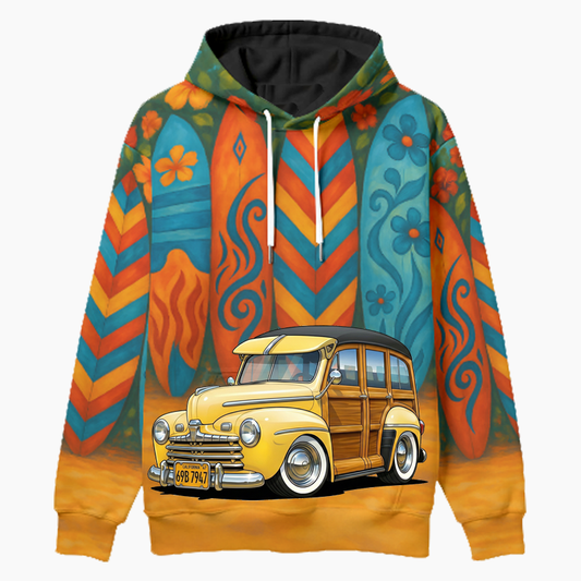 69B7947 (CA) Woodie Hoodie - Surfboard