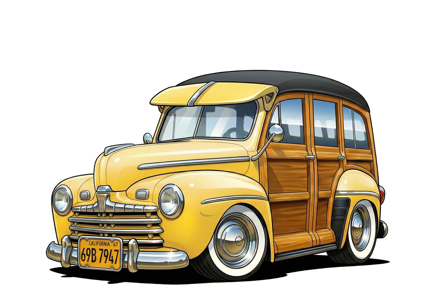 69B7947 (CA) Sign - Woodie Parking Only II