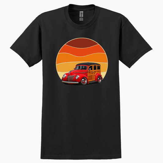6CCT016 (CA) T-Shirt - Woodie Sunrise