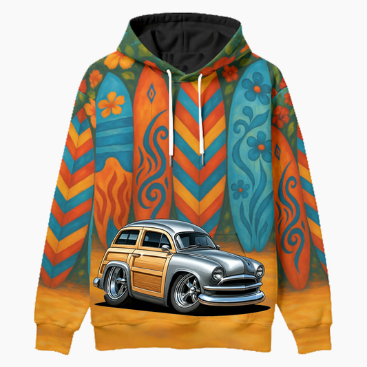 6CMT115 (CA) Woodie Hoodie - Surfboard