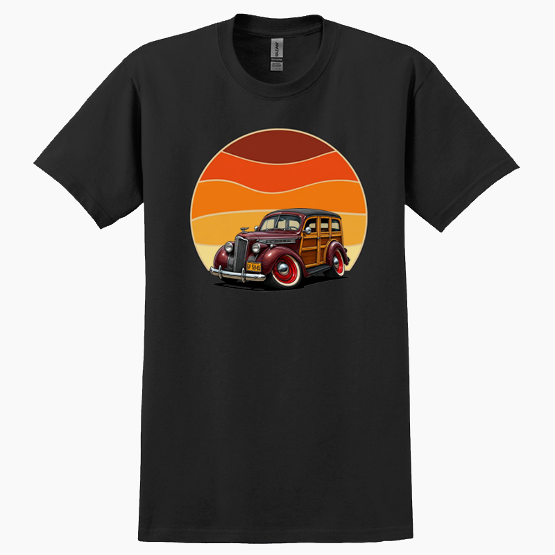 6F5945 (CA) T-Shirt - Woodie Sunrise