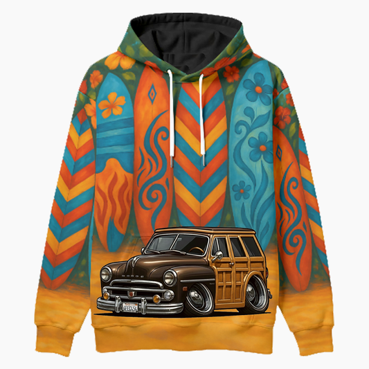 6FEC454 (CA) Woodie Hoodie - Surfboard