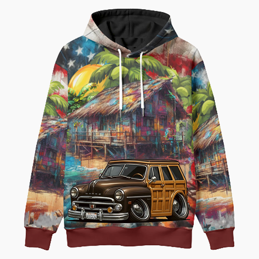 6FEC454 (CA) Woodie Hoodie - Patriotic