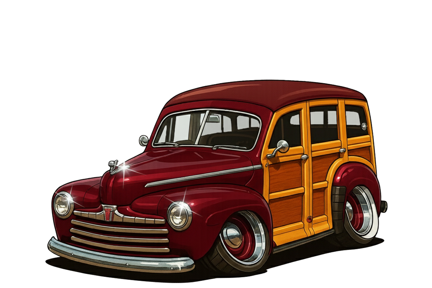 6H6351 (CA) T-Shirt - Tropical Woodie