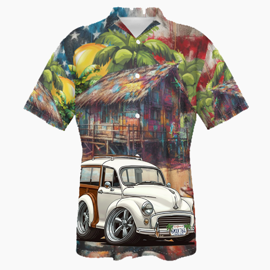 6MXK764 (CA) Hawaiian Shirt - Patriotic