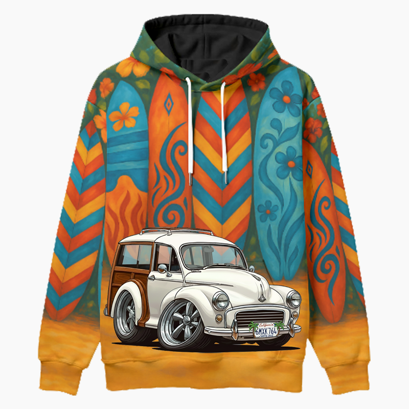 6MXK764 (CA) Woodie Hoodie - Surfboard