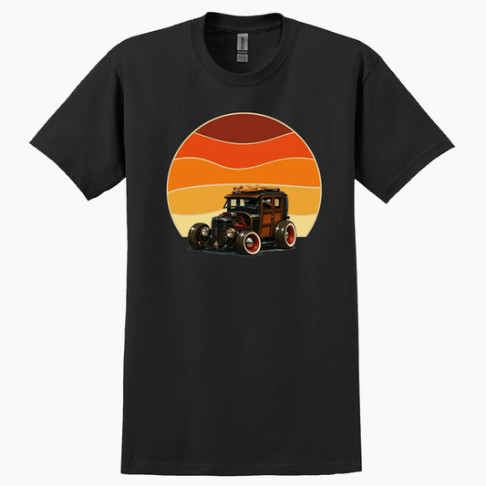 6NNY186 (CA) T-Shirt - Woodie Sunrise