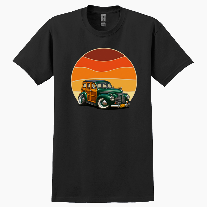 6Q570 (CA) T-Shirt - Woodie Sunrise
