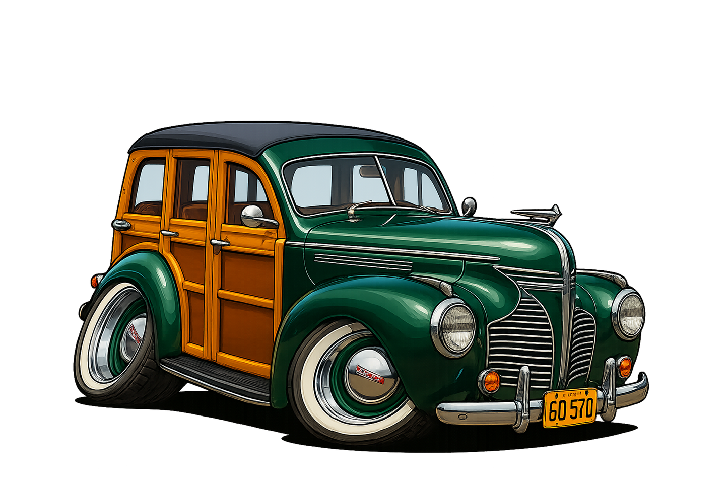 6Q570 (CA) T-Shirt - Tropical Woodie