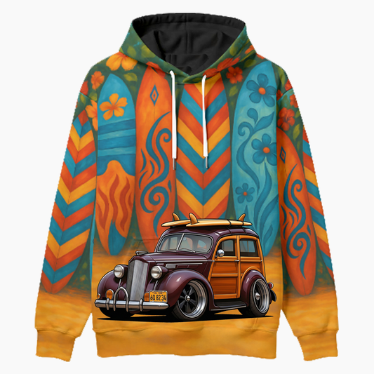 6Q8234 (CA) Woodie Hoodie - Surfboard