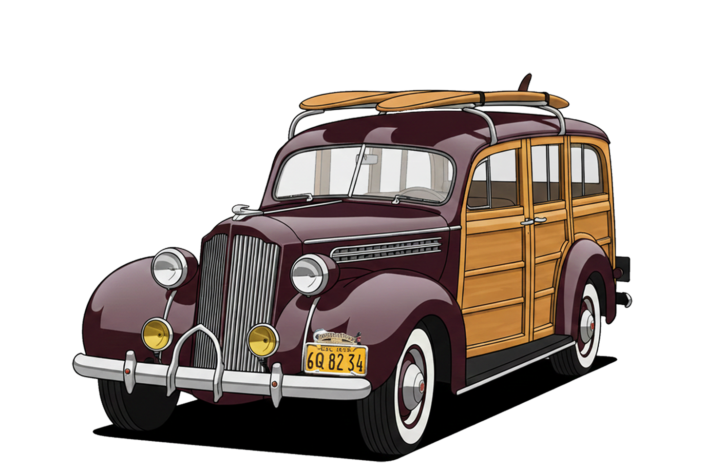 6Q8234 (CA) Sign - Woodie Parking Only II