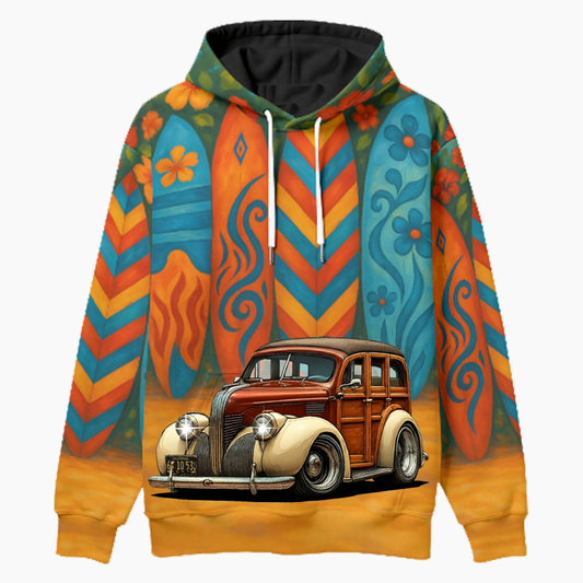 6Y1053 (CA) Woodie Hoodie - Surfboard