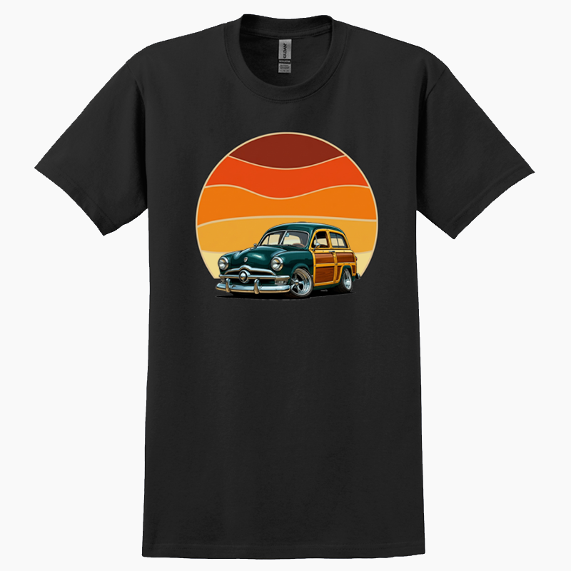 78F241 (CA) T-Shirt - Woodie Sunrise