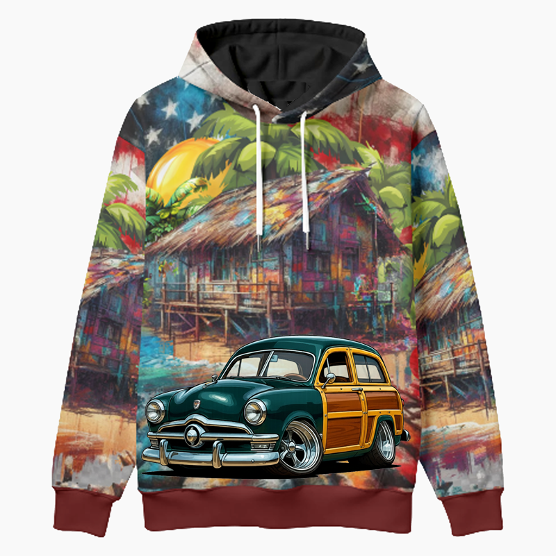 78F241 (CA) Woodie Hoodie - Patriotic
