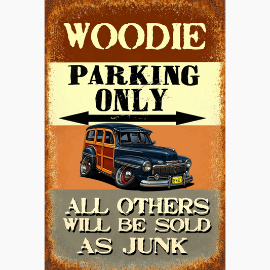 79M217 (CA) Sign - Woodie Parking Only II